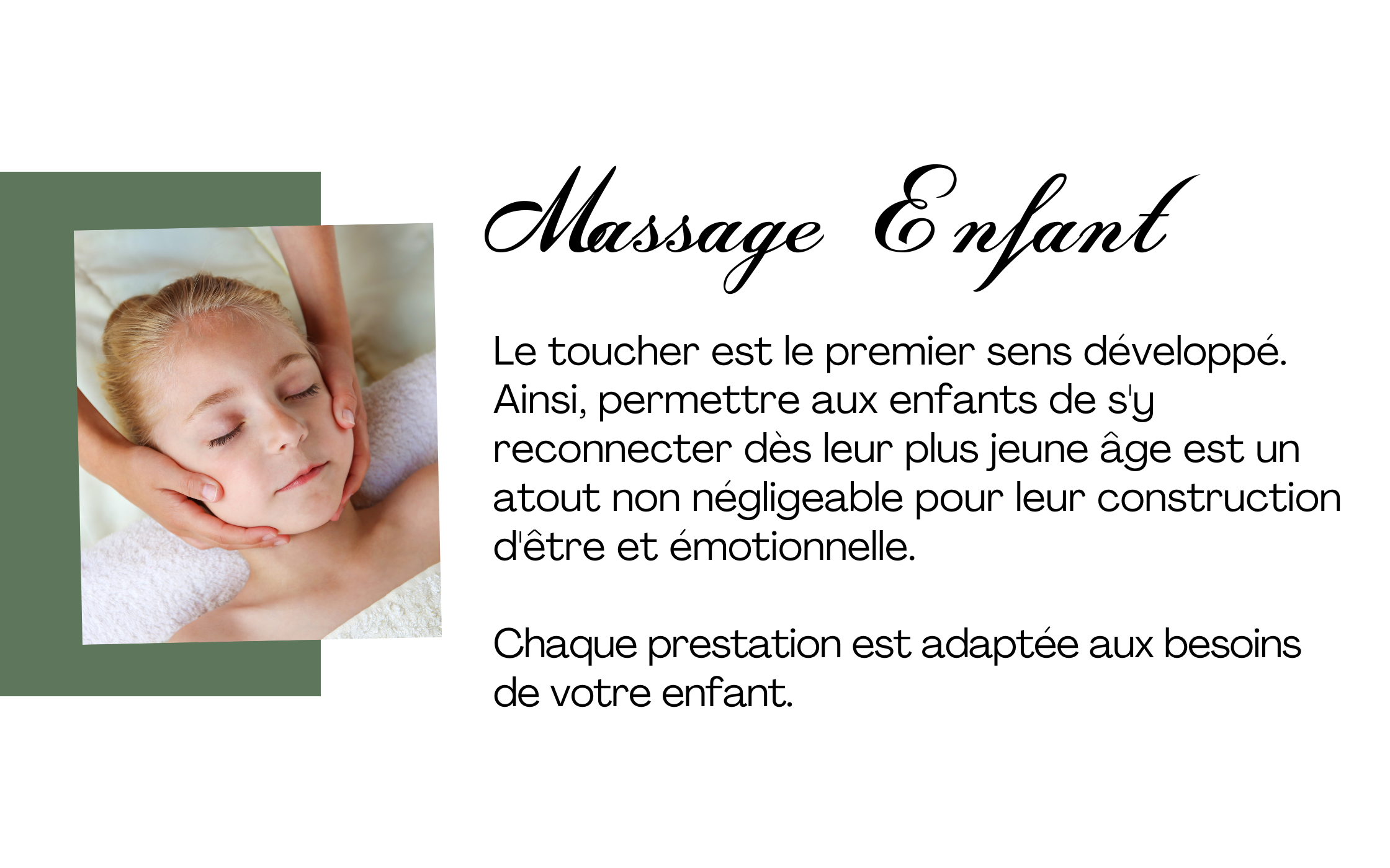 Massages enfants