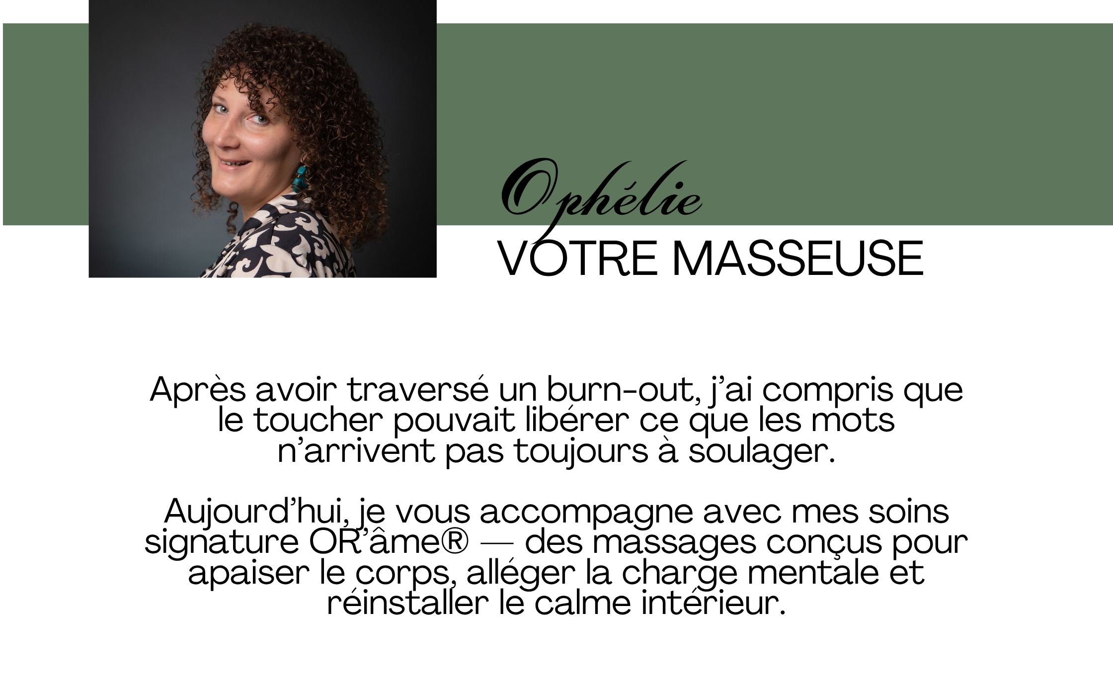 Ophélie - Prestige Massage Dombasle